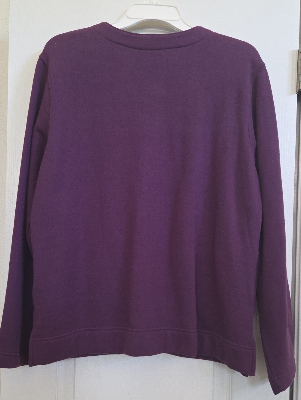 Vintage Sears Classic Elements Plum Cardigan! - Picture 2 of 7